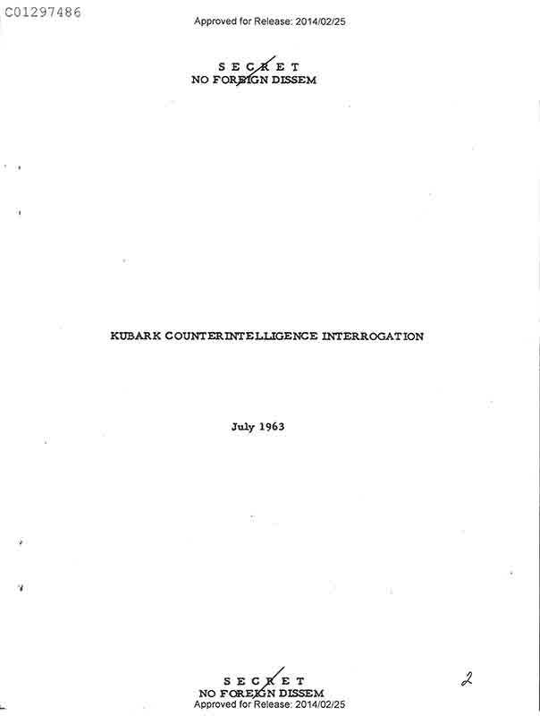Руководство ЦРУ по контрразведывательным допросам - Автор Неизвестен